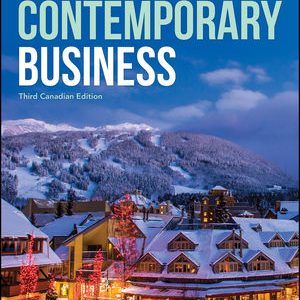 Test Bank Contemporary Business 3rd Canadian Edition by Louis E. Boone