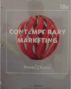 Test Bank Contemporary Marketing 18th Edition by Louis E. Boone