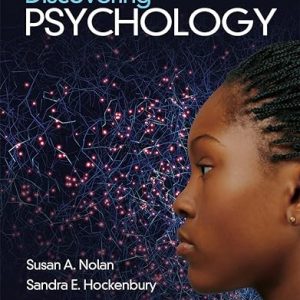 Test Bank Discovering Psychology 9th Edition by Susan Nolan