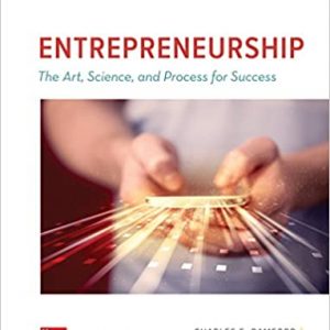 Test Bank ENTREPRENEURSHIP The Art Science and Process for Success 3rd Edition by Charles Bamford