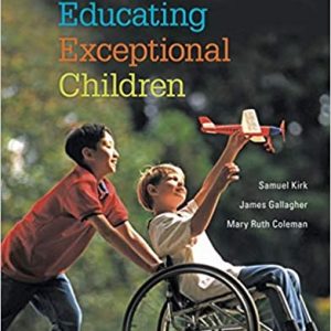 Test Bank Educating Exceptional Children 14th Edition by Samuel Kirk