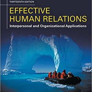 Test Bank Effective Human Relations Interpersonal And Organizational Applications 13th Edition by Barry Reece