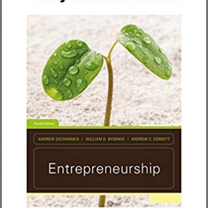 Test Bank Entrepreneurship 4th Edition by Andrew Zacharakis