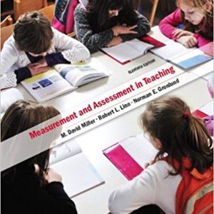 Test Bank Measurement and Assessment in Teaching 11th Edition by M. David Miller