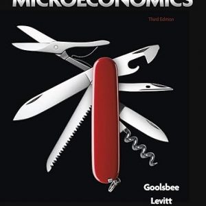 Test Bank Microeconomics 3rd Edition by Austan Goolsbee