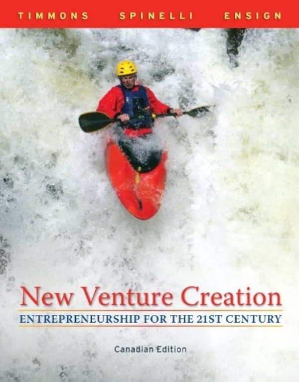 Test Bank New Venture Creation 1st Canadian Edition by Timmons