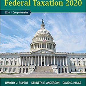 Test Bank Pearson s Federal Taxation 2020 Comprehensive 33rd Edition by Timothy J. Rupert