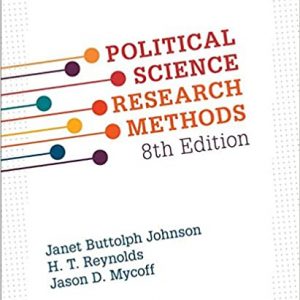 Test Bank Political Science Research Methods 8th Edition by Janet Buttolph Johnson