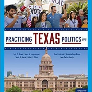 Test Bank Practicing Texas Politics Enhanced 17th Edition by Lyle Brown