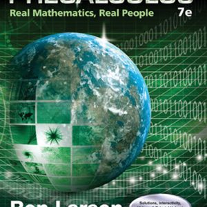 Test Bank Precalculus Real Mathematics Real People 7th Edition by Ron Larson