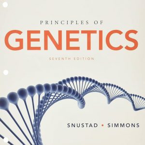 Test Bank Principles of Genetics Binder Ready Version 7th Edition by Snustad Simmons