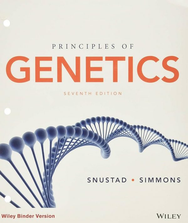 Test Bank Principles of Genetics Binder Ready Version 7th Edition by Snustad Simmons