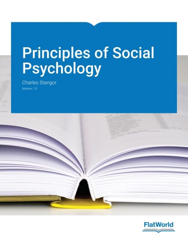 Test Bank Principles of Social Psychology 1.0 by Charles Stangor