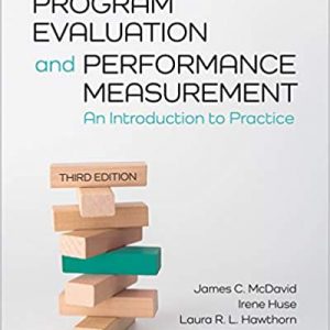 Test Bank Program Evaluation and Performance Measurement An Introduction to Practice 3rd Edition by James C. McDavid