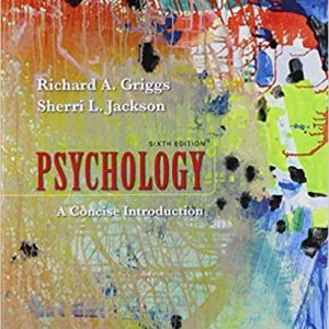 Test Bank Psychology A Concise Introduction 6th edition by Richard A. Griggs