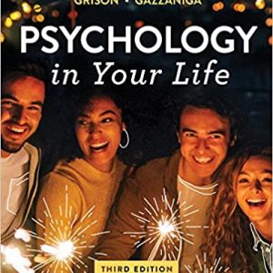 Test Bank Psychology in Your Life 3rd Edition by Michael Gazzaniga