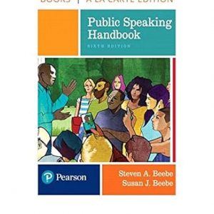 Test Bank Public Speaking Handbook 6th Edition by Steven A. Beebe