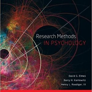 Test Bank Research Methods in Psychology 9th Edition by David G. Elmes