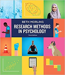 Test Bank Research Methods in Psychology Evaluating a World of Information 3rd Edition by Beth Morling