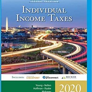 Test Bank South Western Federal Taxation 2020 Individual Income Taxes 43 Edition by James C. Young