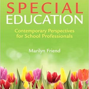 Test Bank Special Education 4th Edition by Marilyn Friend