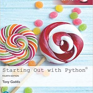 Test Bank Starting Out with Python 4th Global Edition by Tony Gaddis