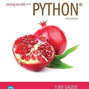 Test Bank Starting out with Python 5th Edition by Tony Gaddis