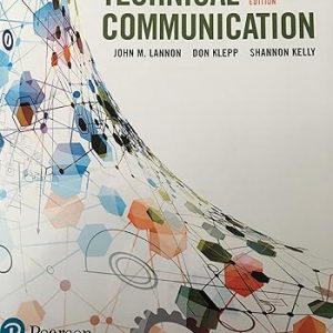 Test Bank Technical Communications 7th Canadian Edition by John M. Lannon