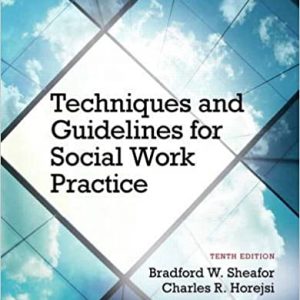 Test Bank Techniques and Guidelines for Social Work Practice 10th Edition by Bradford W. Sheafor