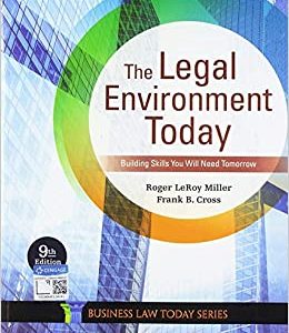 Test Bank The Legal Environment Today 9th Edition by Roger LeRoy Miller