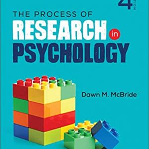 Test Bank The Process of Research in Psychology 4th Edition by Dawn M. McBride